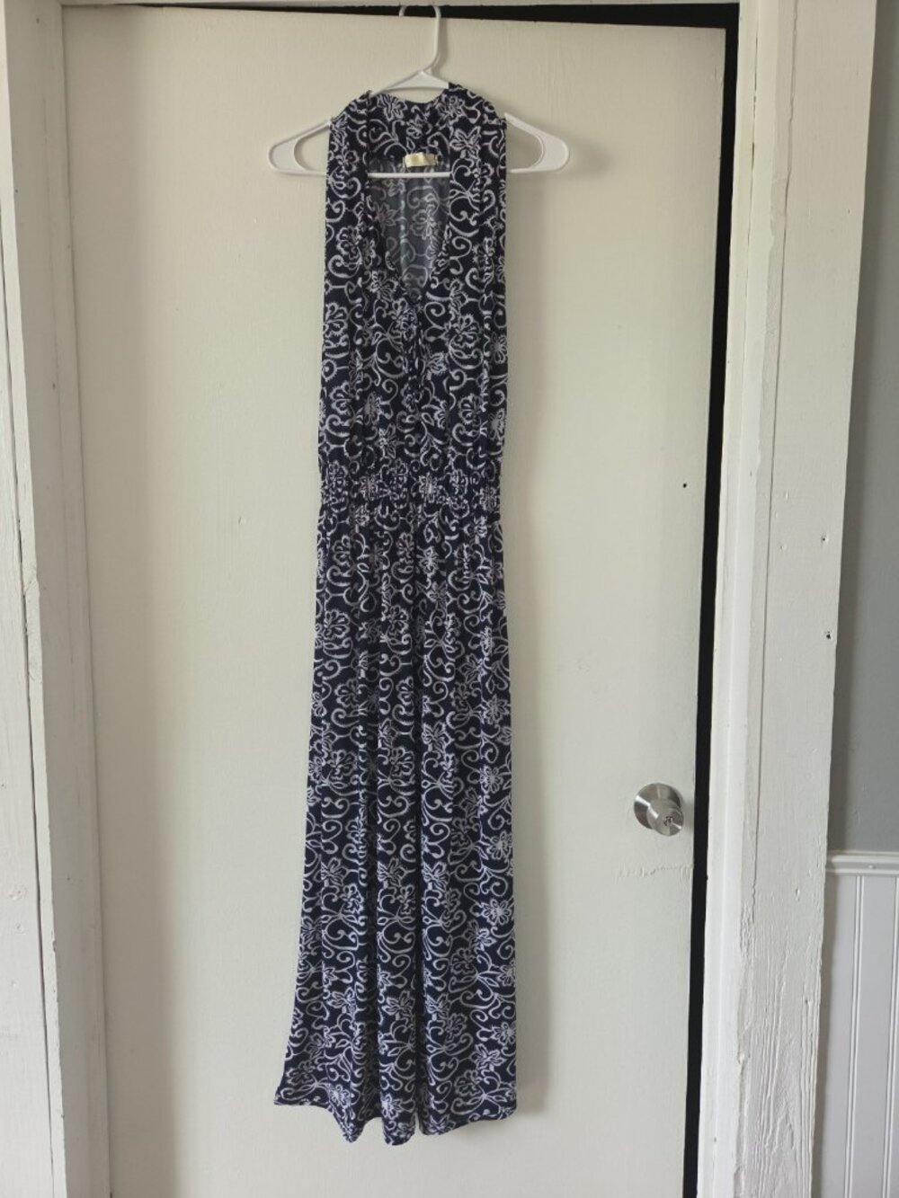 NWOT Womens Spring Summer ACE Blue White Floral Dress Like New Beautiful 1x